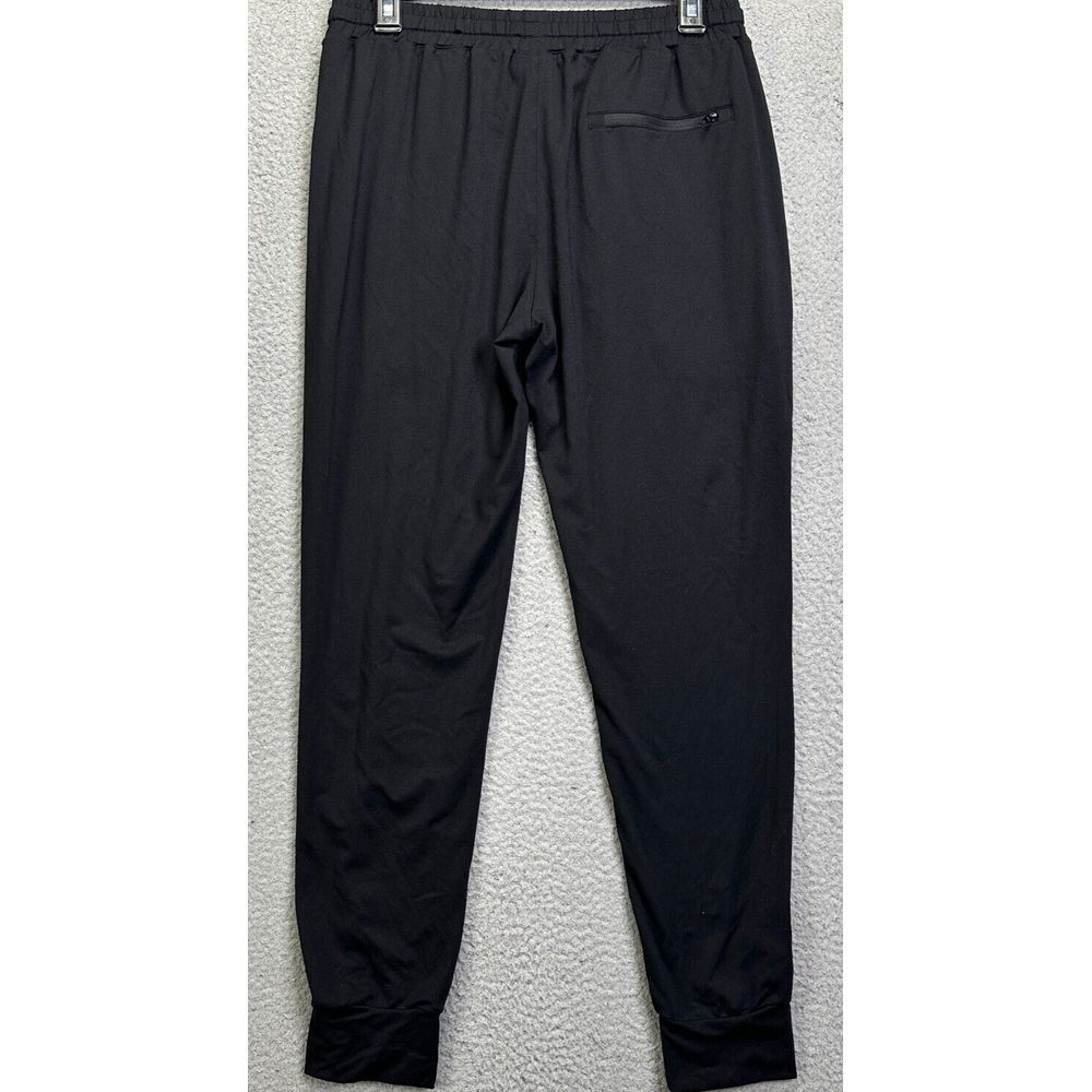 True Classic Pants Mens Medium Black Athletic Joggers Stretch Drawstring Pockets